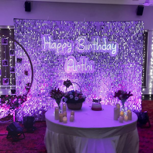 surprise birthday party decoration birthday party decoration by creative event organizers the best birthday event planner in chennai