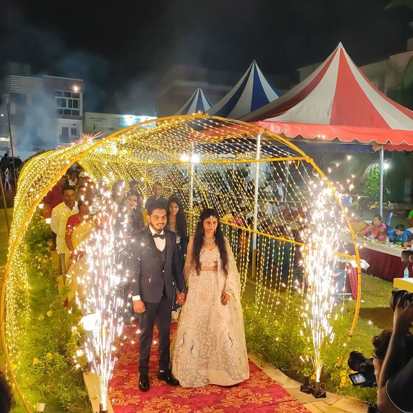wedding entry effects by creative event organizers the best wedding planners in chennai