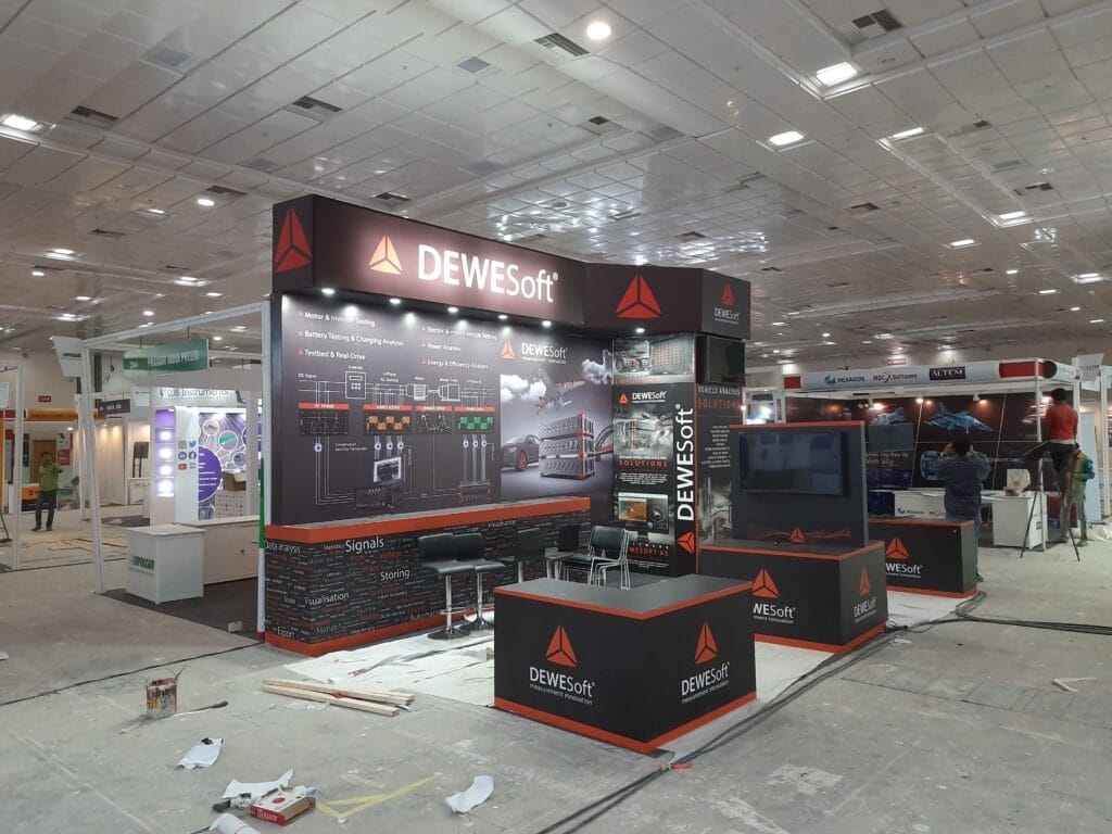| Best Event Management Company in Chennai | Creative Event Organizers 2025 Professional corporate expo stall design in Chennai by Creative Event Organizers for DEWEsoft