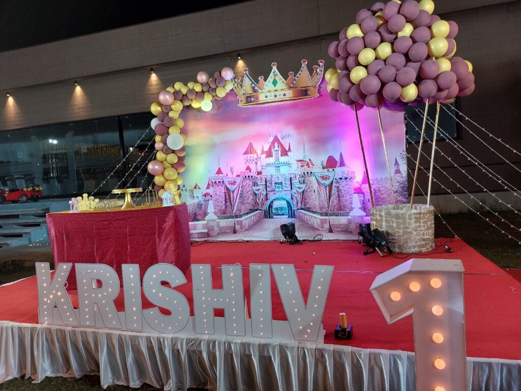 | Best Event Management Company in Chennai | Creative Event Organizers 2025 Beautiful outdoor birthday party setup in Chennai by Creative Event Organizers, professional outdoor birthday event planner in Chennai