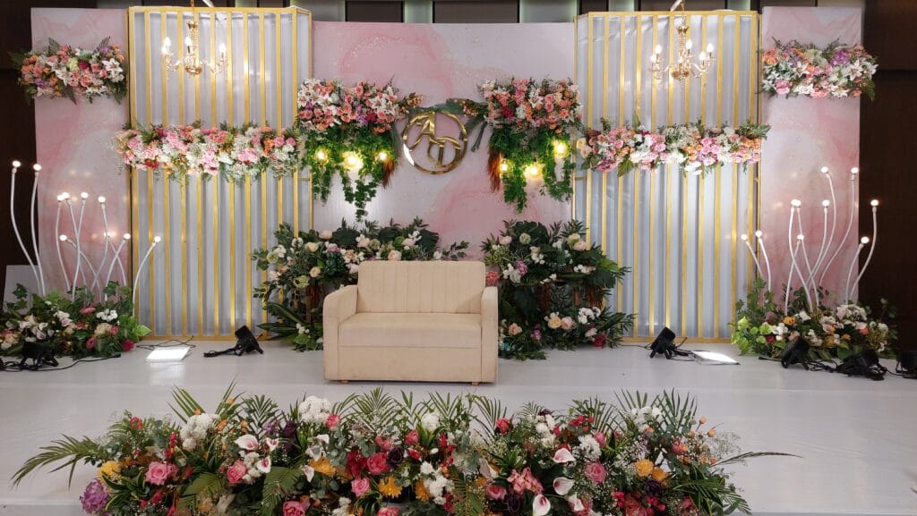 | Best Event Management Company in Chennai | Creative Event Organizers 2025 Elegant wedding reception decoration with grand stage setup by Creative Event Organizers – top wedding planners in Chennai