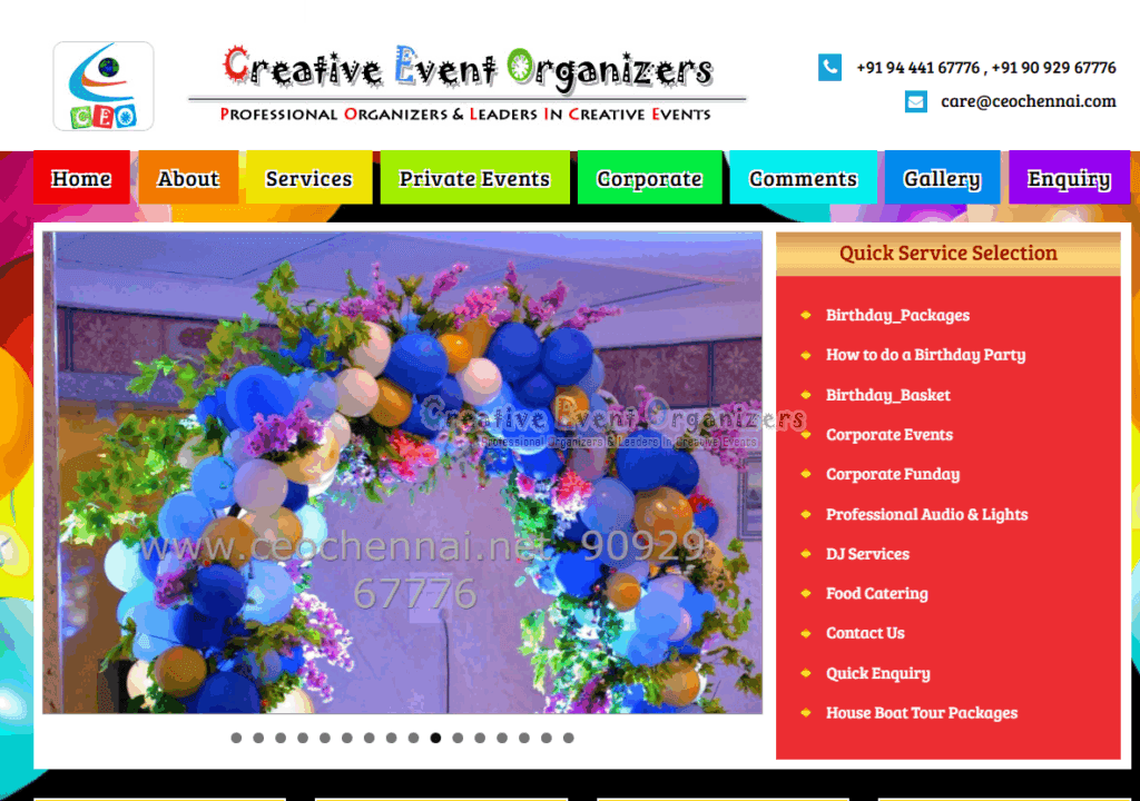 | Best Event Management Company in Chennai | Creative Event Organizers 2025 ceochennai.net - creative event organizer's old website ceoevents.in